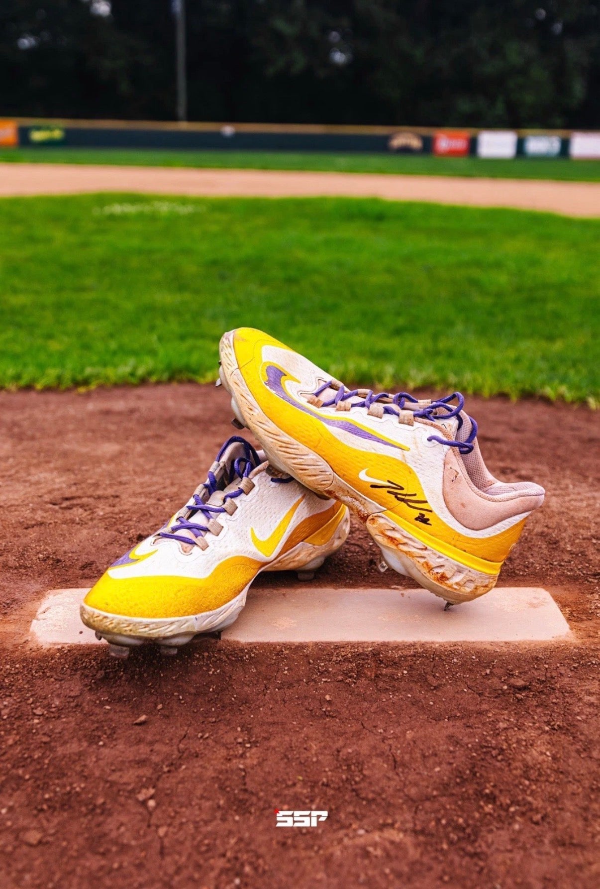 Kade Anderson Autographed LSU Championship Game Worn Cleats 1/1