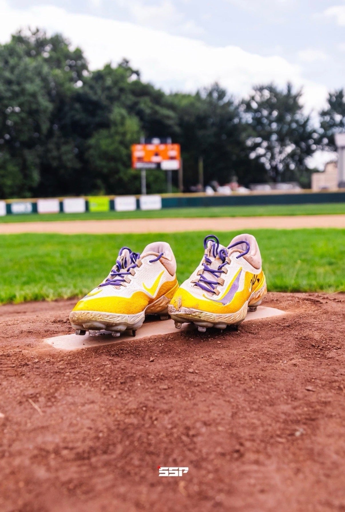 Kade Anderson Autographed LSU Championship Game Worn Cleats 1/1