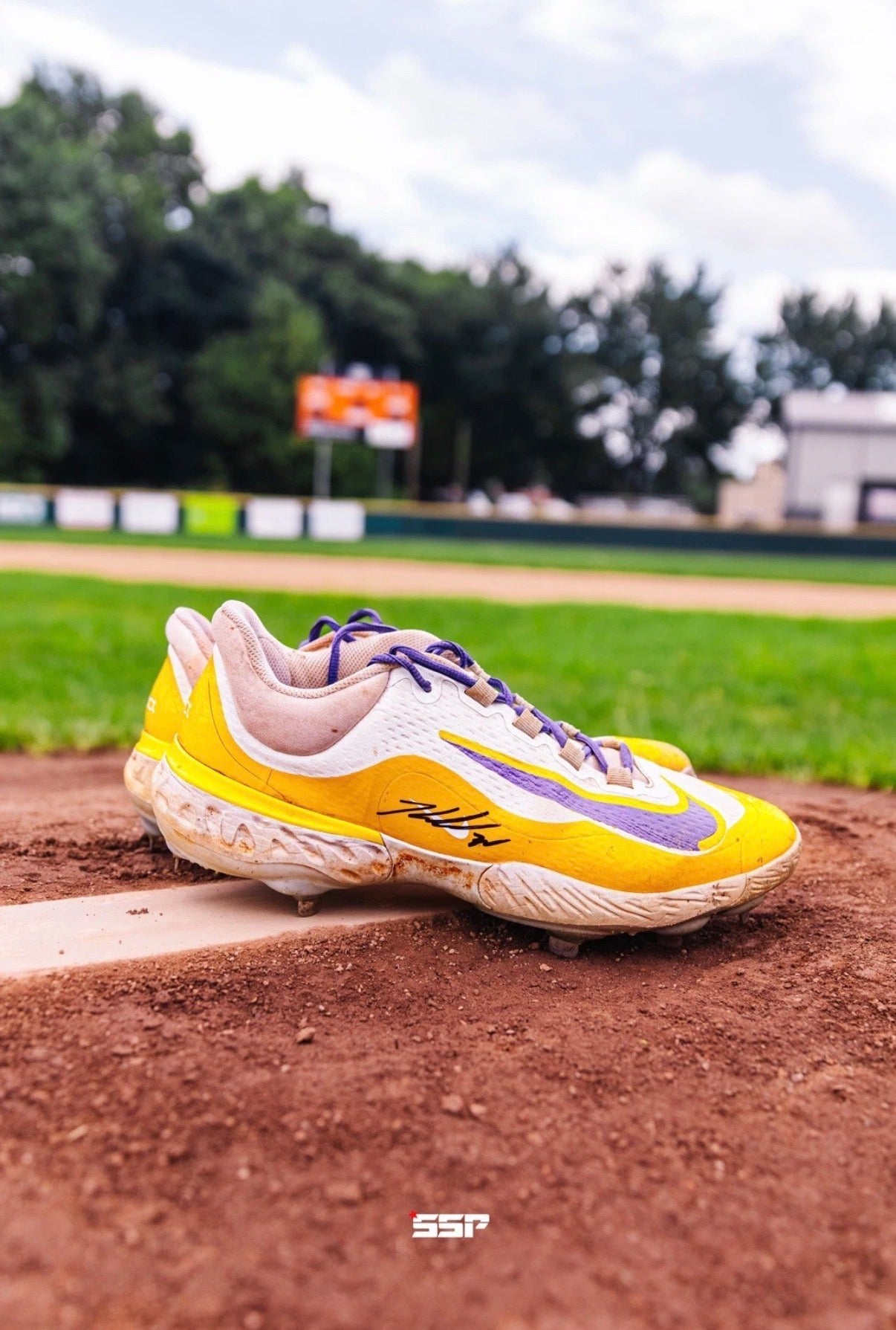 Kade Anderson Autographed LSU Championship Game Worn Cleats 1/1