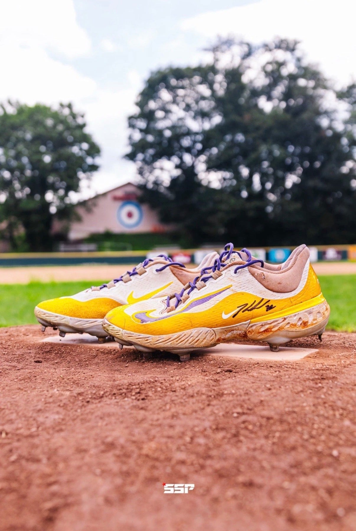 Kade Anderson Autographed LSU Championship Game Worn Cleats 1/1